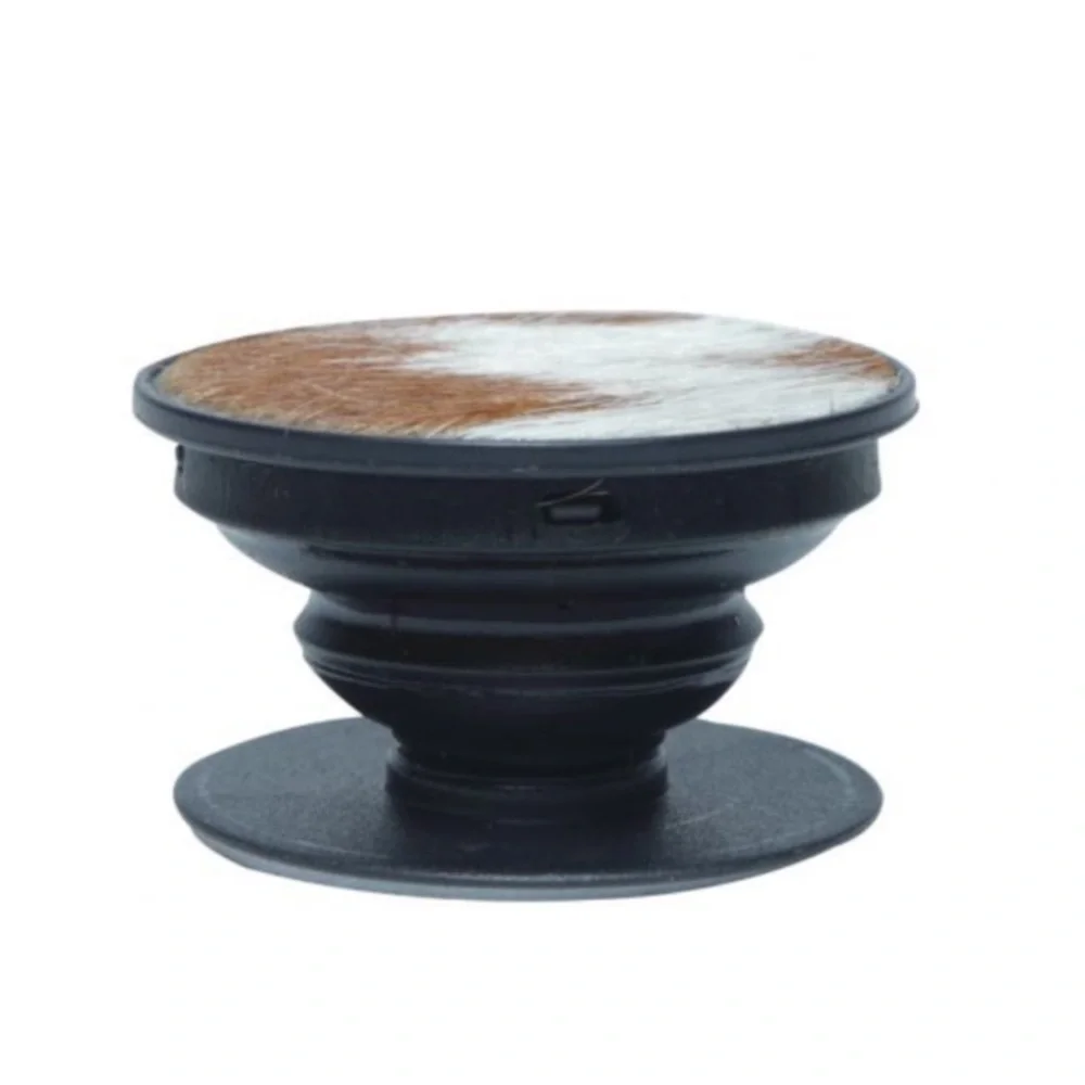 Myra Brown and white hairon phone socket, new